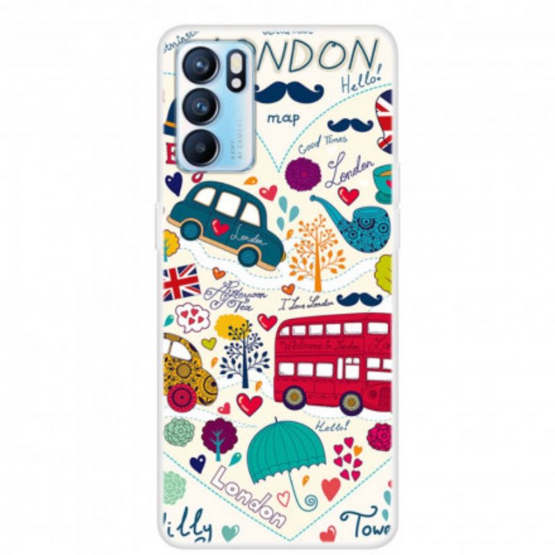 Coque Pour Oppo Reno 6 5G London Life