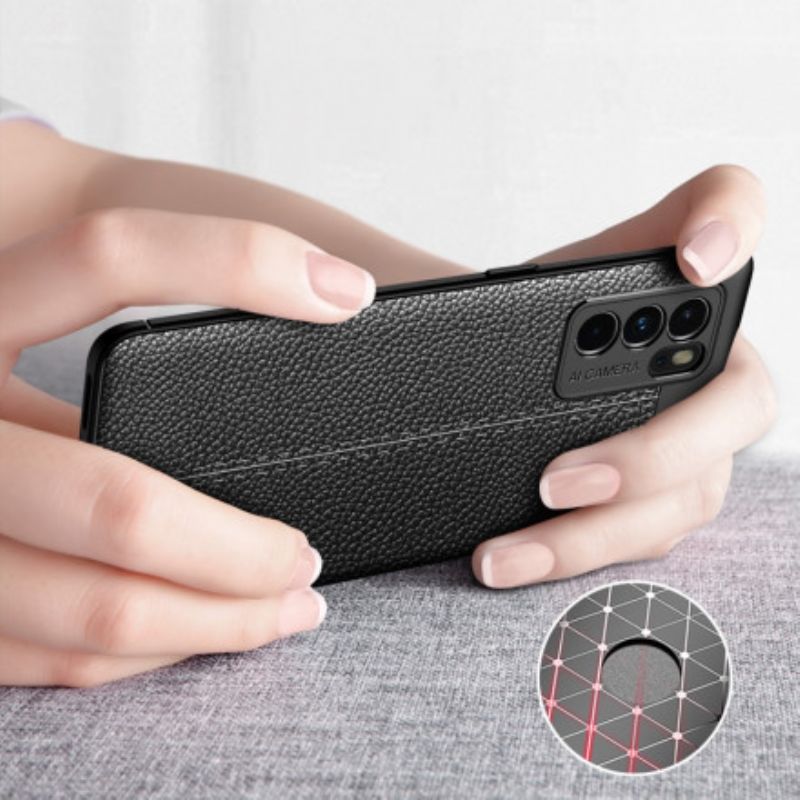 Coque Pour Oppo Reno 6 Pro 5G Effet Cuir Litchi