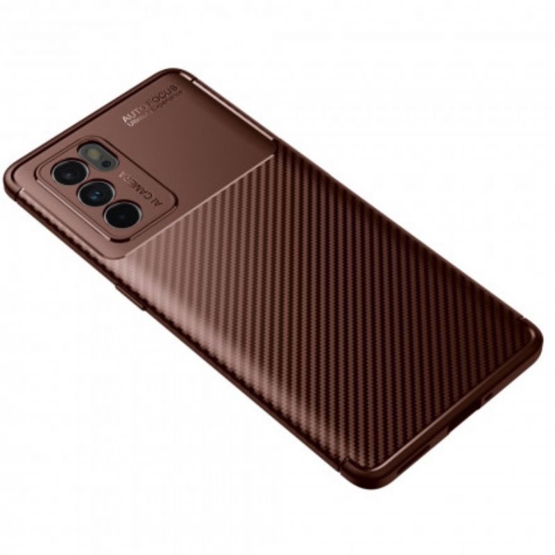 Coque Pour Oppo Reno 6 Pro 5G Flexible Fibre Carbone