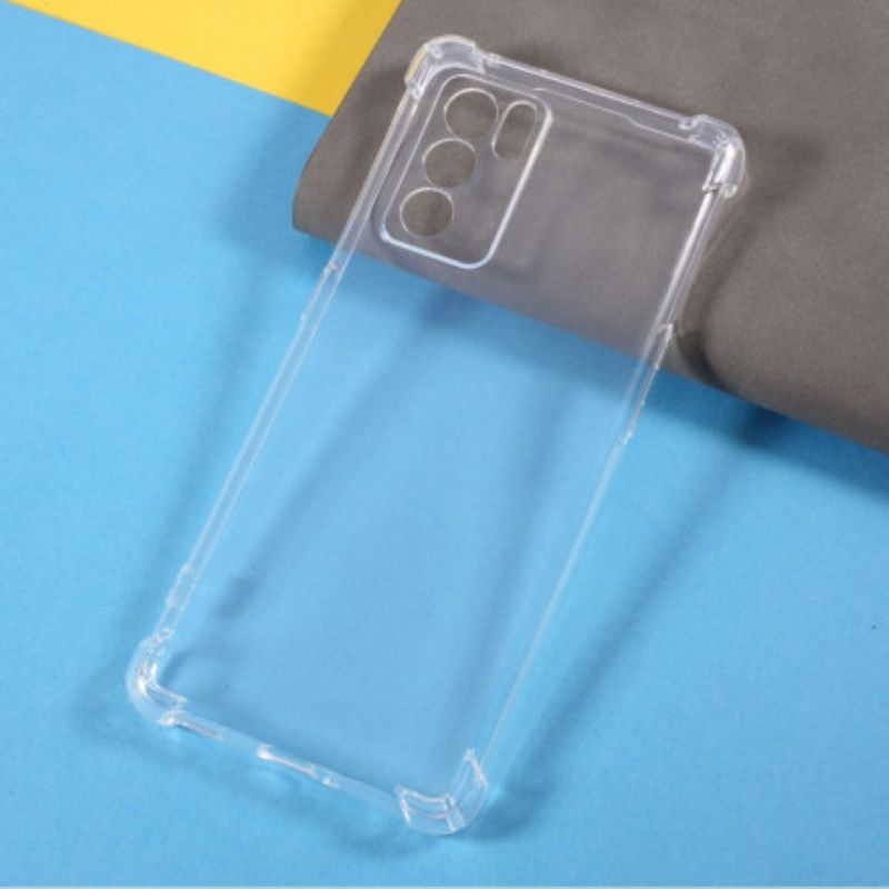 Coque Pour Oppo Reno 6 Pro 5G Transparente Coins Renforcés