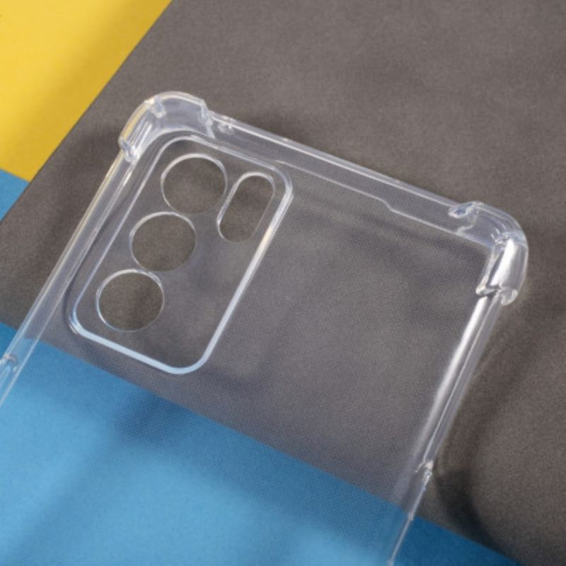 Coque Pour Oppo Reno 6 Pro 5G Transparente Coins Renforcés