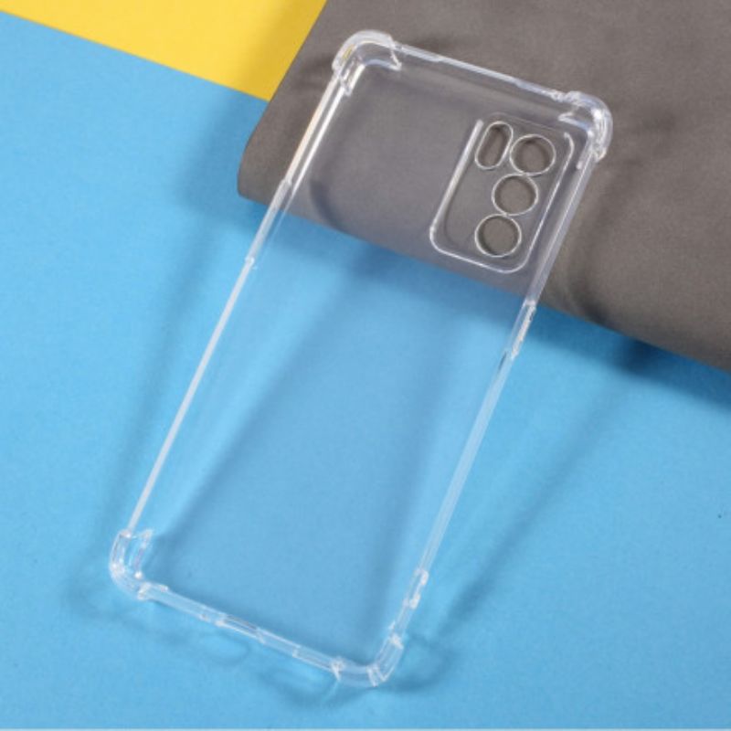 Coque Pour Oppo Reno 6 Pro 5G Transparente Coins Renforcés