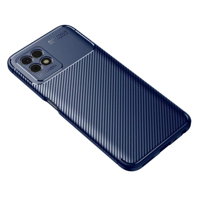 Coque Pour Realme 8i Flexible Fibre Carbone