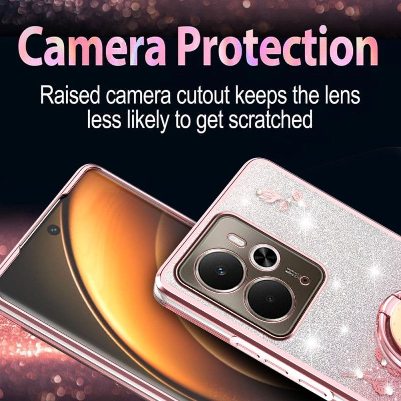 Coque Realme 14 5G / 14T 5G Anneau-Support Strass KADEM