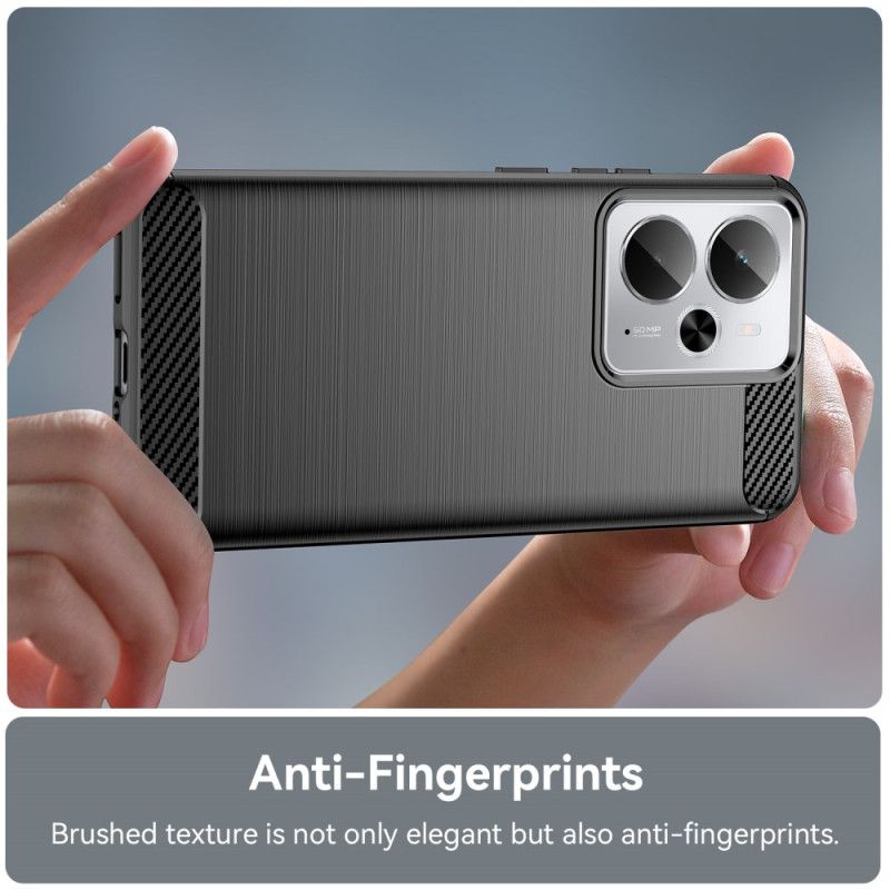 Coque Realme 14 5G / 14T 5G / P3 5G Fibre Carbone Brossée