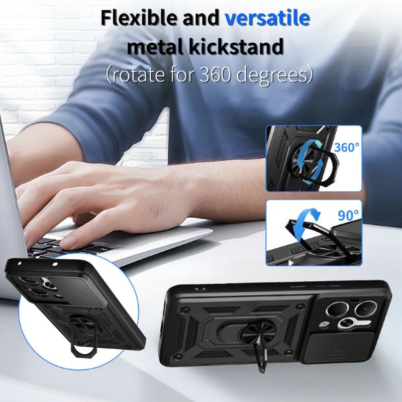 Coque Realme 14 5G / P3 5G Fermeture coulissante pour Caméra et Support