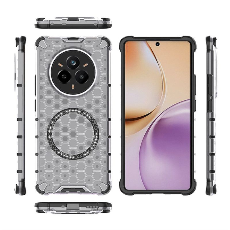 Coque Realme 14 Pro 5G Compatible MagSafe Nid d'Abeille