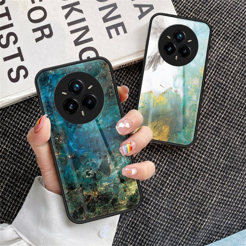 Coque Realme 14 Pro Plus 5G Verre Trempé Effet Marbre