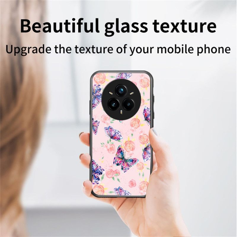 Coque Realme 14 Pro Plus 5G Verre Trempé Papillons