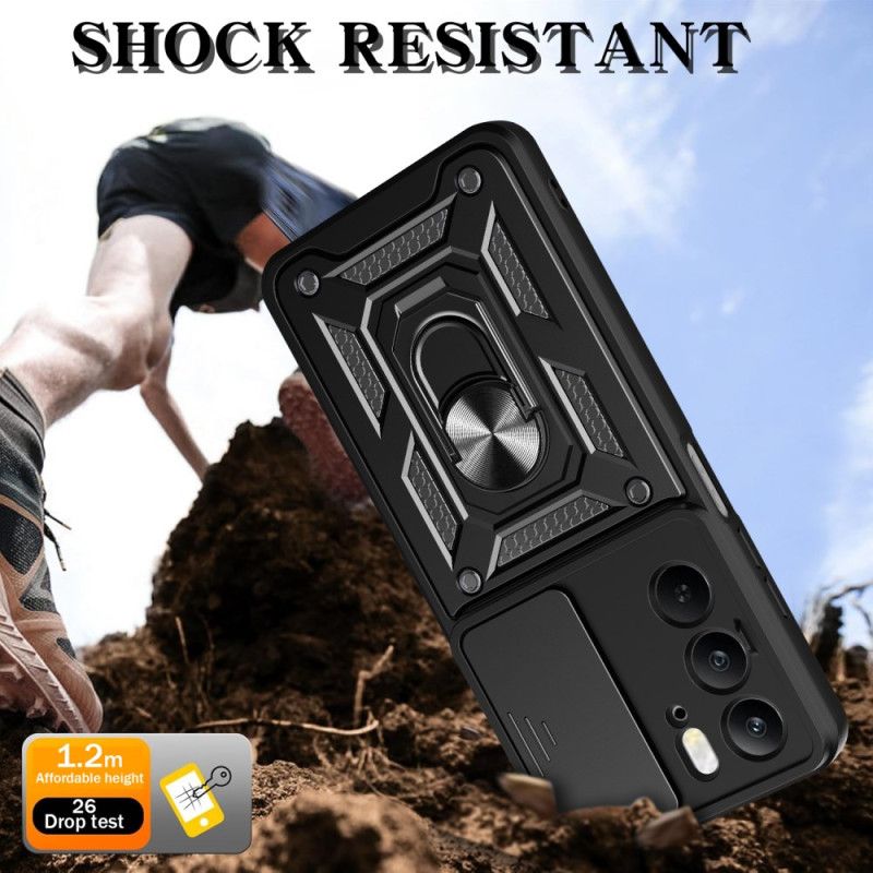 Coque Realme 14X 5G / C75 Anneau-Support et Protecteur Objectif