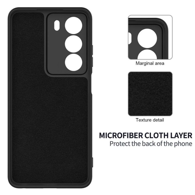 Coque Realme 14X 5G Silicone Liquide à Lanière