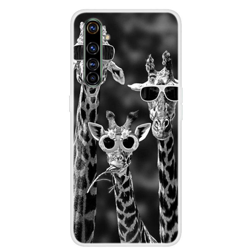 Coque Realme 6 Girafes À Lunettes