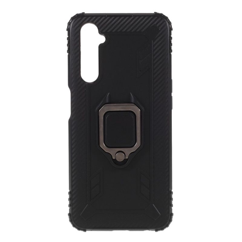 Coque Realme 6 Ring Et Fibre Carbone