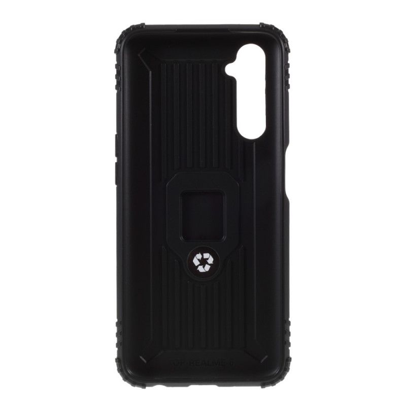 Coque Realme 6 Ring Et Fibre Carbone