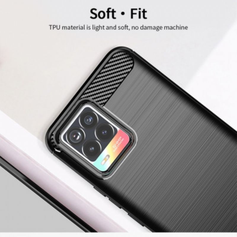 Coque Realme 8 / 8 Pro Fibre Carbone Brossée Mofi