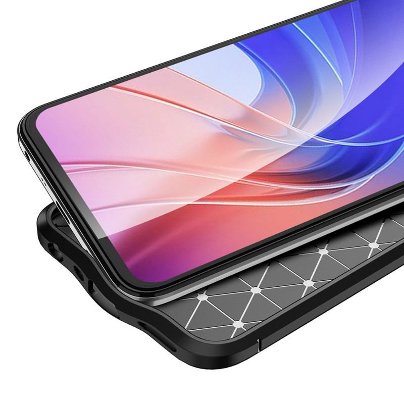 Coque Realme 9 Pro Plus Effet Cuir Litchi Double Line