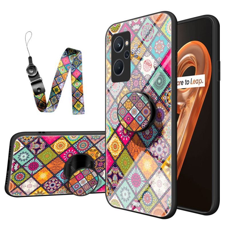 Coque Realme 9i Support Magnétique Patchwork