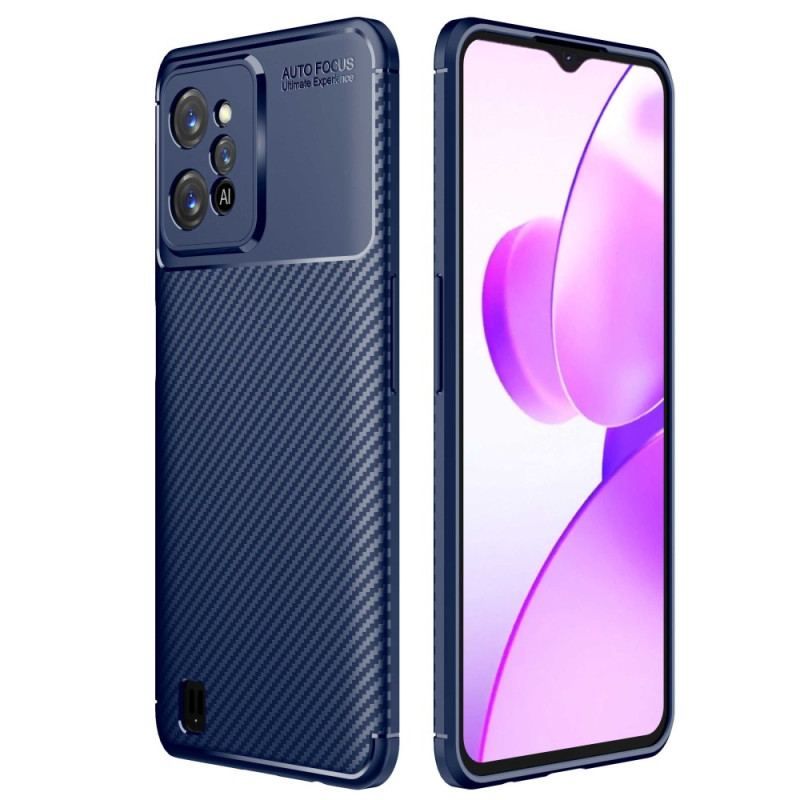 Coque Realme C31 Flexible Fibre Carbone