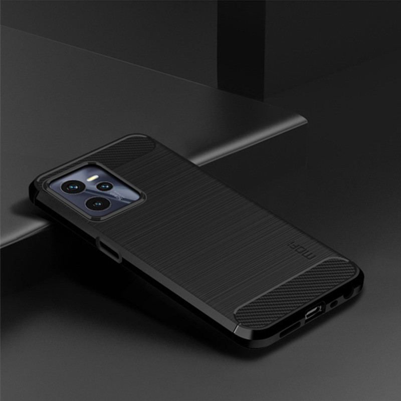 Coque Realme C35 Fibre Carbone Brossée