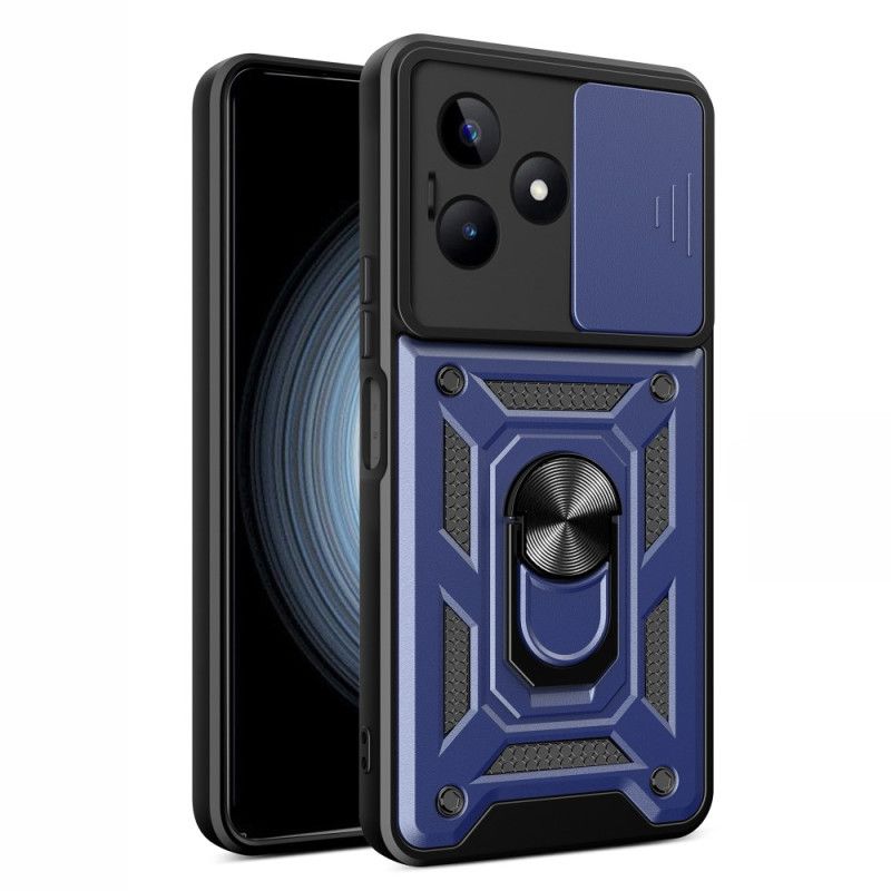 Coque Realme C53 / C51 Anneau-Support et Protecteur d'Objectif