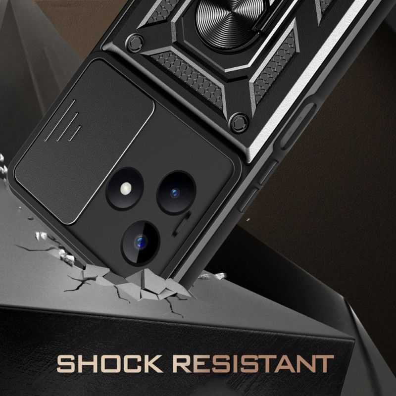 Coque Realme C53 / C51 Anneau-Support et Protecteur d'Objectif