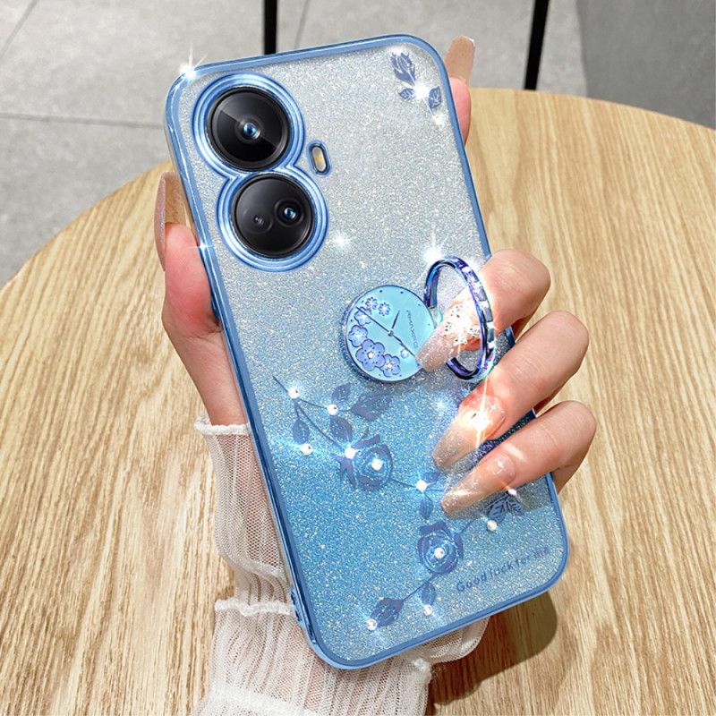 Coque Realme C55 Paillettes avec Support KADEM