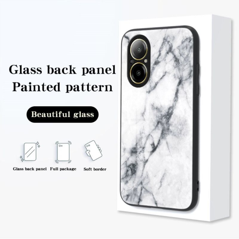 Coque Realme C67 Verre Trempé Motif Marbré