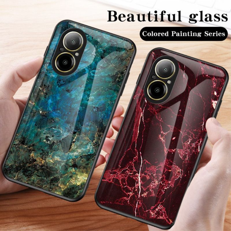 Coque Realme C67 Verre Trempé Motif Marbré