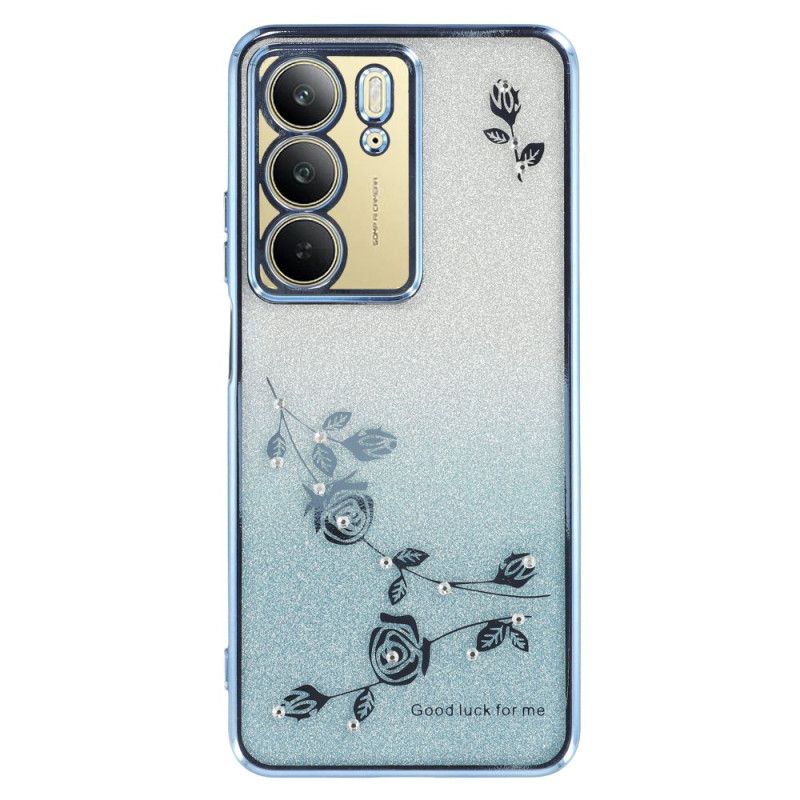 Coque Realme C75 Anneau-Support Strass KADEM