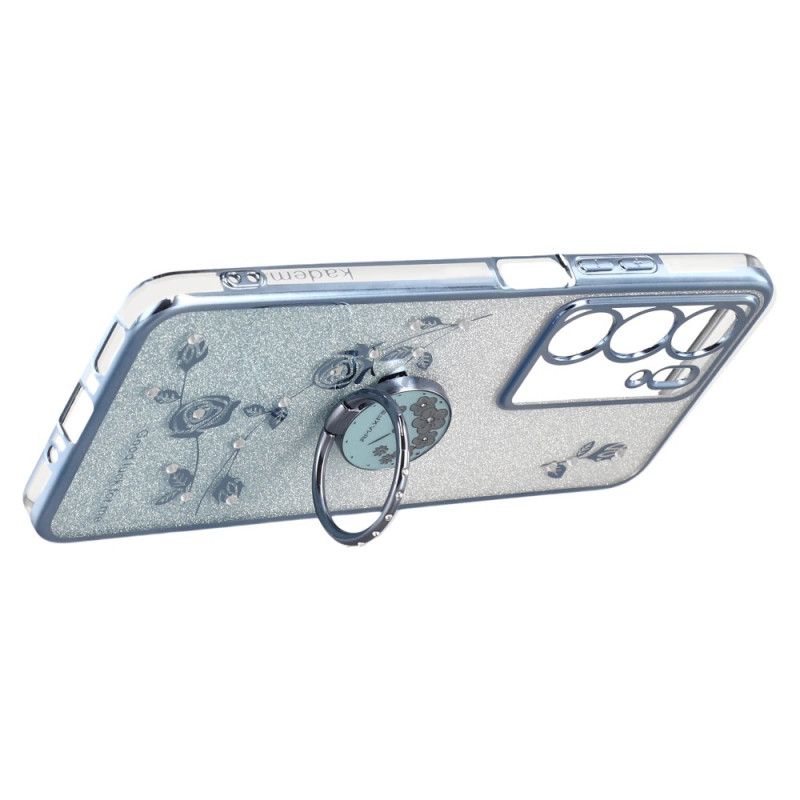 Coque Realme C75 Anneau-Support Strass KADEM