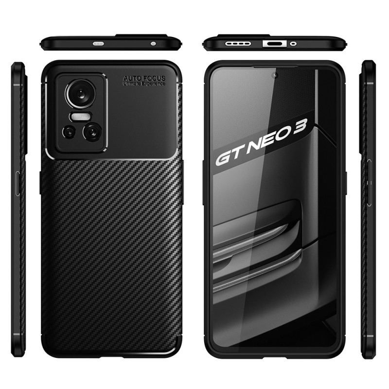 Coque Realme GT Neo 3 Fibre de Carbone