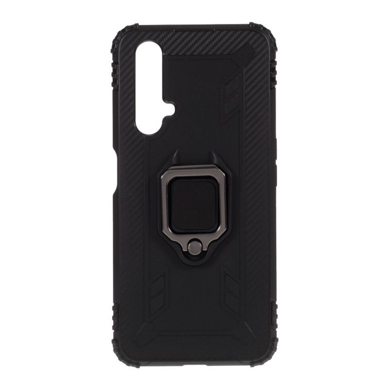 Coque Realme X50 5g Ring Et Fibre Carbone