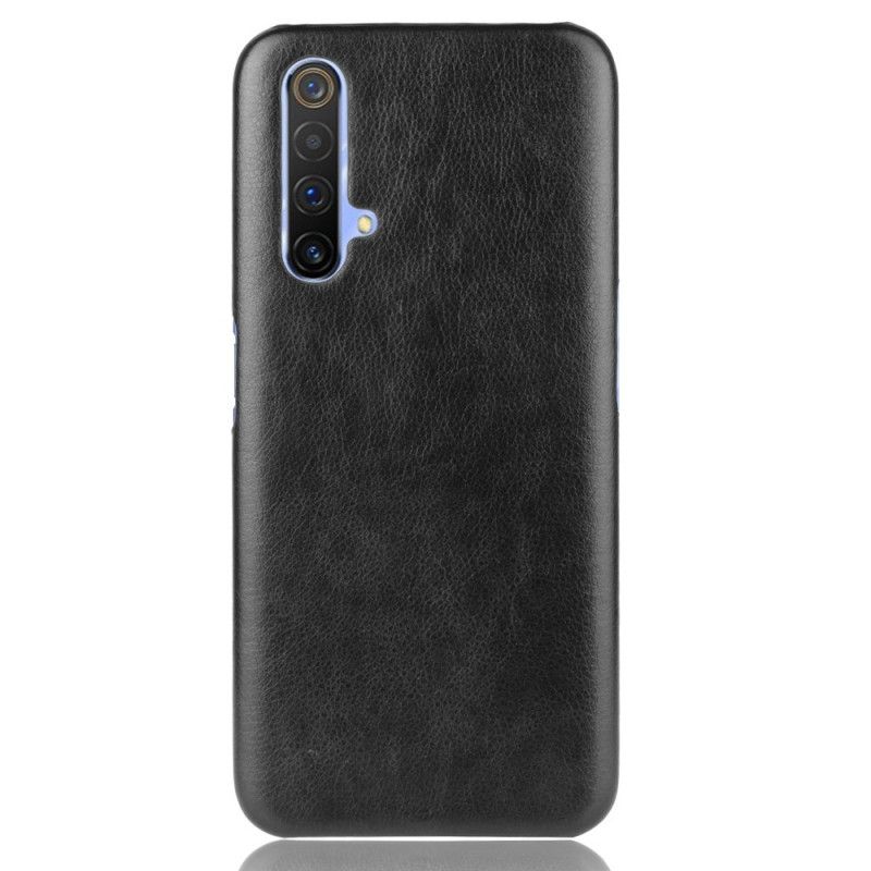 Coque Realme X50 Effet Cuir Litchi