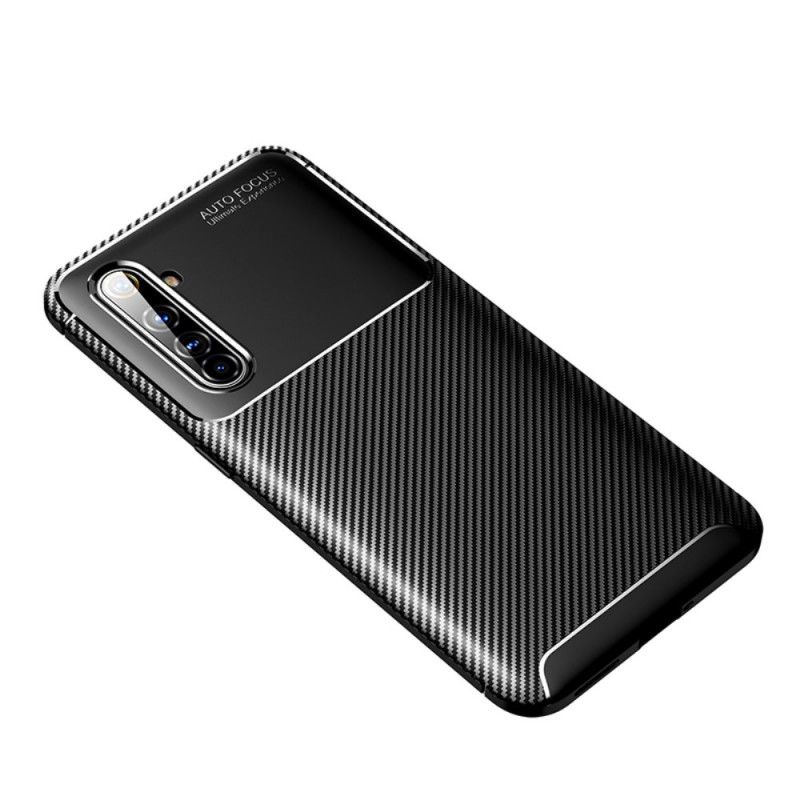 Coque Realme X50 Pro Flexible Texture Fibre Carbone