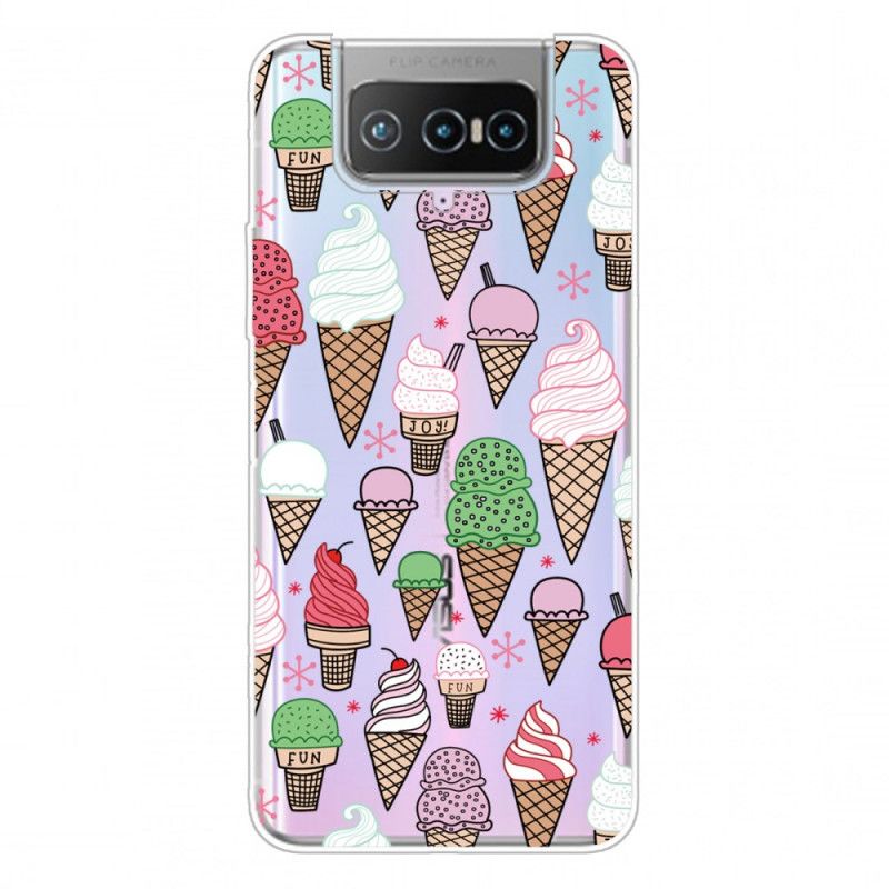 Coque Samsung Galaxy Asus Zenfone 7 / 7 Pro Glaces À La Crème