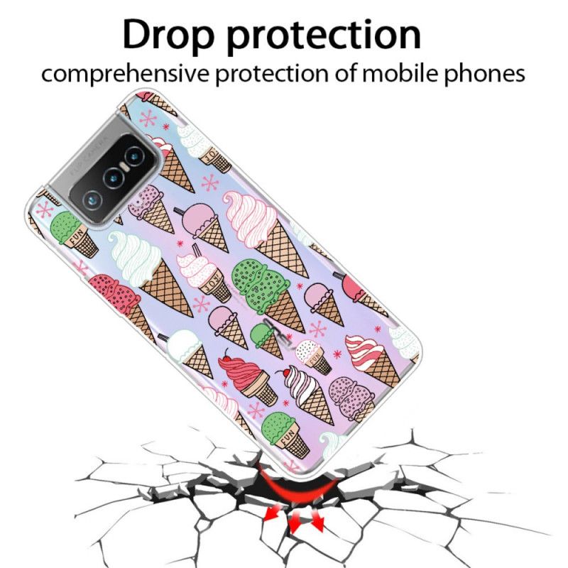 Coque Samsung Galaxy Asus Zenfone 7 / 7 Pro Glaces À La Crème