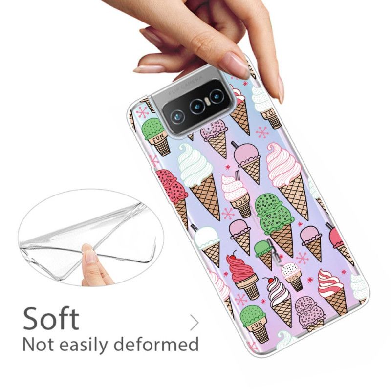 Coque Samsung Galaxy Asus Zenfone 7 / 7 Pro Glaces À La Crème