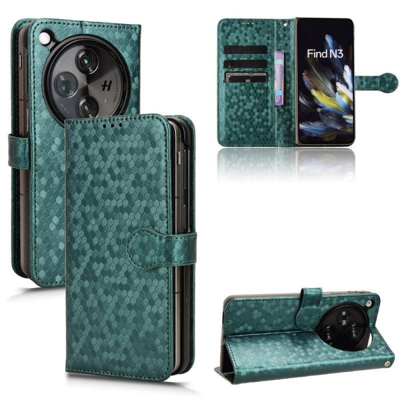 Étui OnePlus Open / Oppo Find N3 5G avec Marquage Anti-rayures et Portefeuille