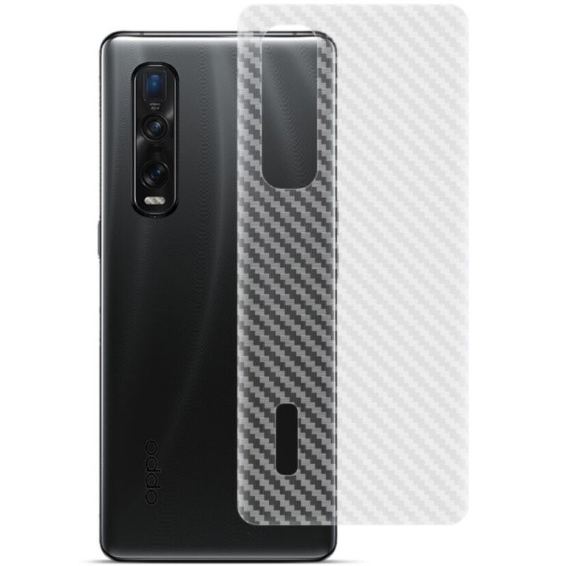 Film De Protection Arrière Pour Oppo Find X2 Pro Carbone Imak