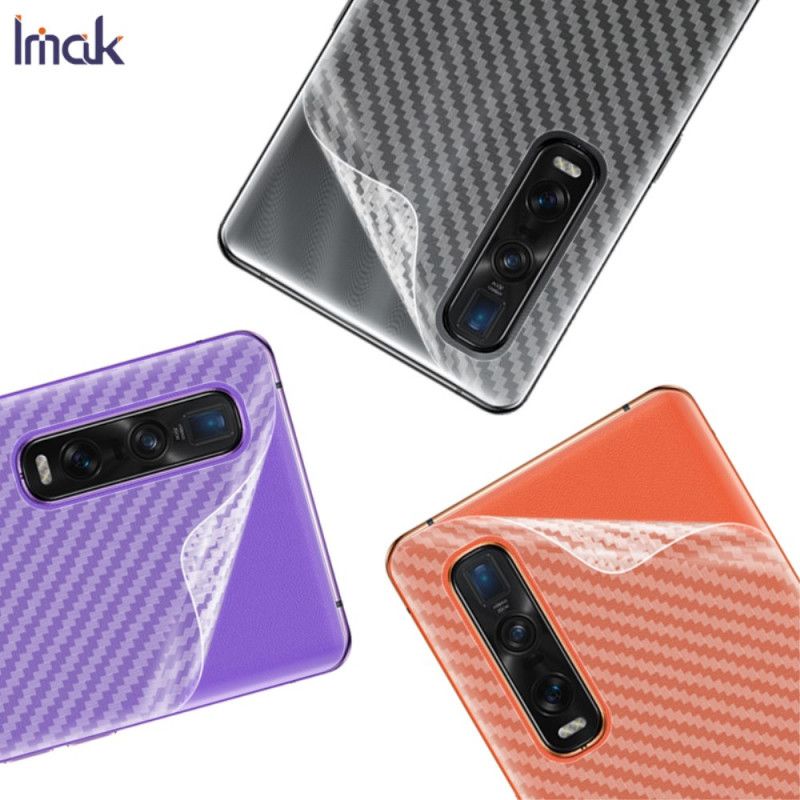 Film De Protection Arrière Pour Oppo Find X2 Pro Carbone Imak