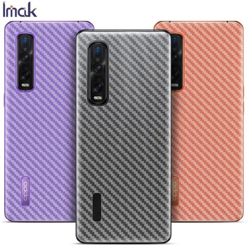 Film De Protection Arrière Pour Oppo Find X2 Pro Carbone Imak