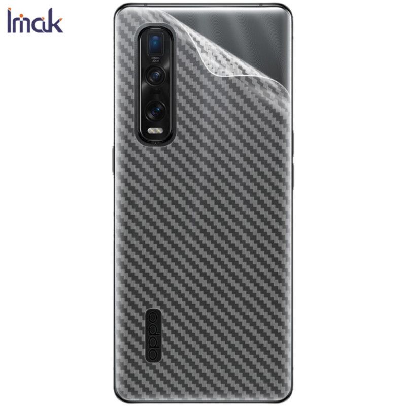 Film De Protection Arrière Pour Oppo Find X2 Pro Carbone Imak