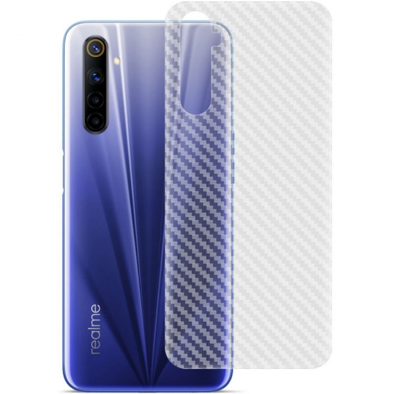 Film De Protection Arrière Pour Realme 6 Style Carbone Imak