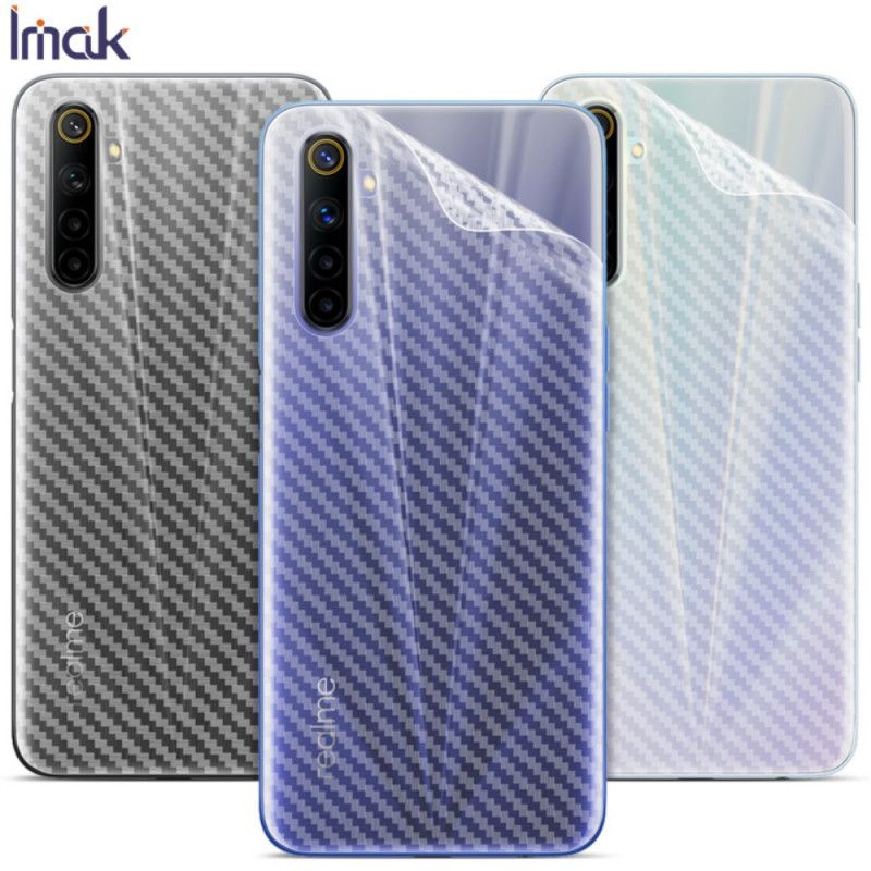 Film De Protection Arrière Pour Realme 6 Style Carbone Imak