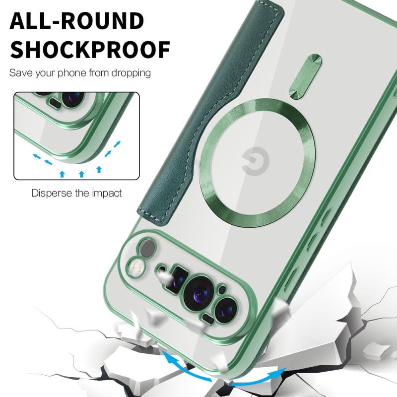 Flip Cover Google Pixel 10 Pro XL Compatible MagSafe avec Blocage RFID