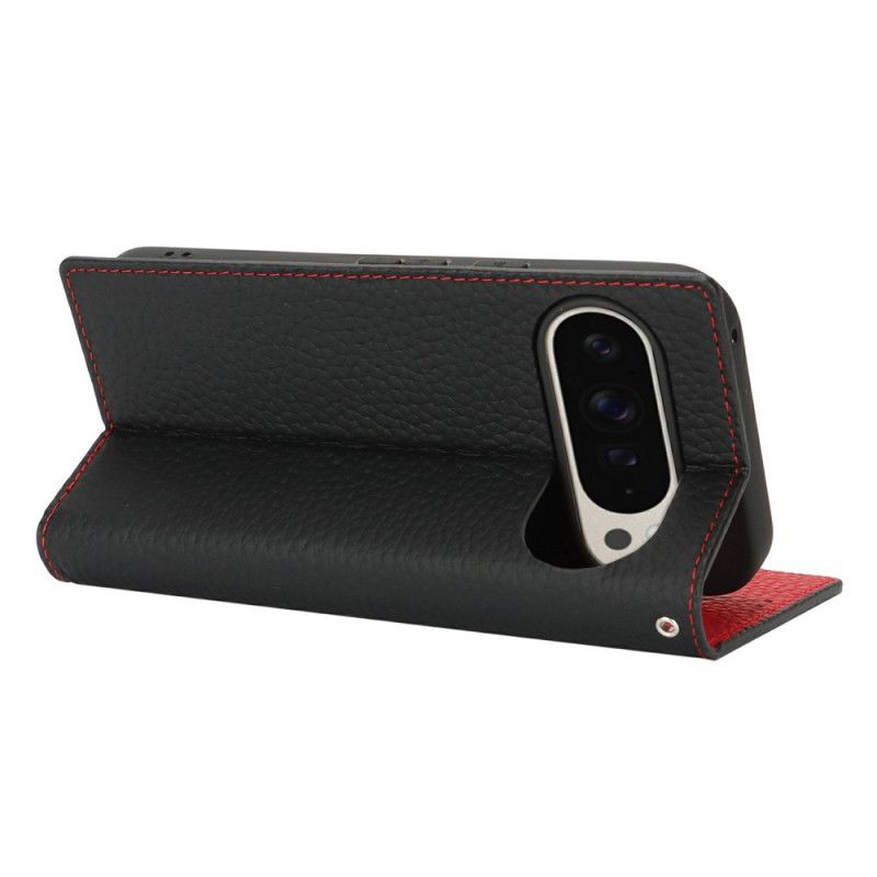 Flip COver Google Pixel 10 Pro XL Cuir avec Lanière