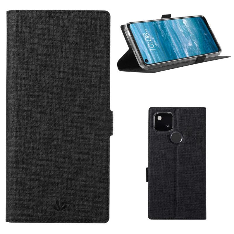 Flip Cover Google Pixel 4a 5g Texturée Vili Dmx