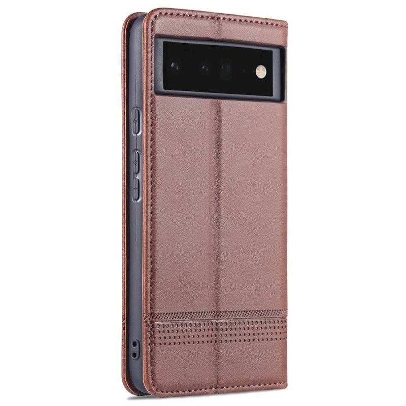 Flip Cover Google Pixel 6 Pro Style Cuir Azns