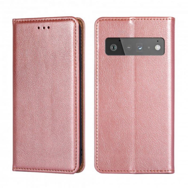 Flip Cover Google Pixel 6 Pro Style Cuir Vintage