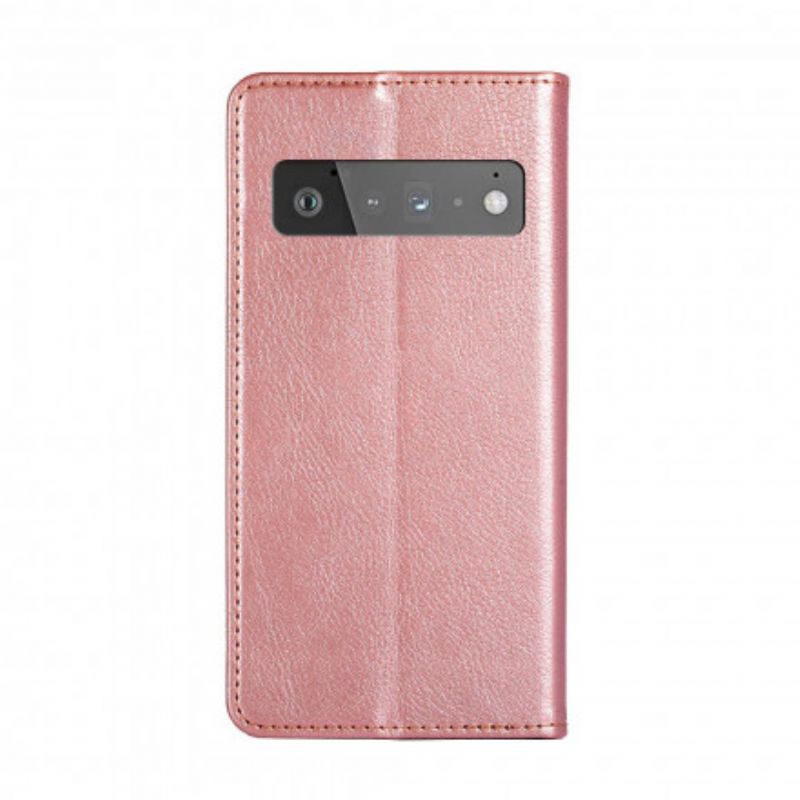 Flip Cover Google Pixel 6 Pro Style Cuir Vintage